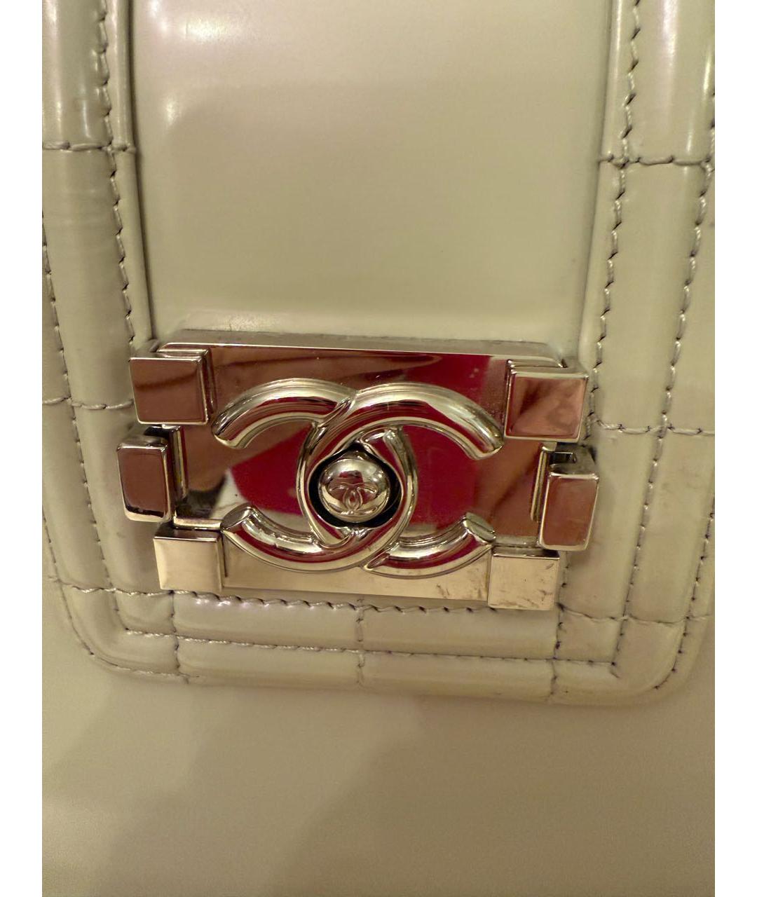 CHANEL Бежевая кожаная сумка тоут, фото 3