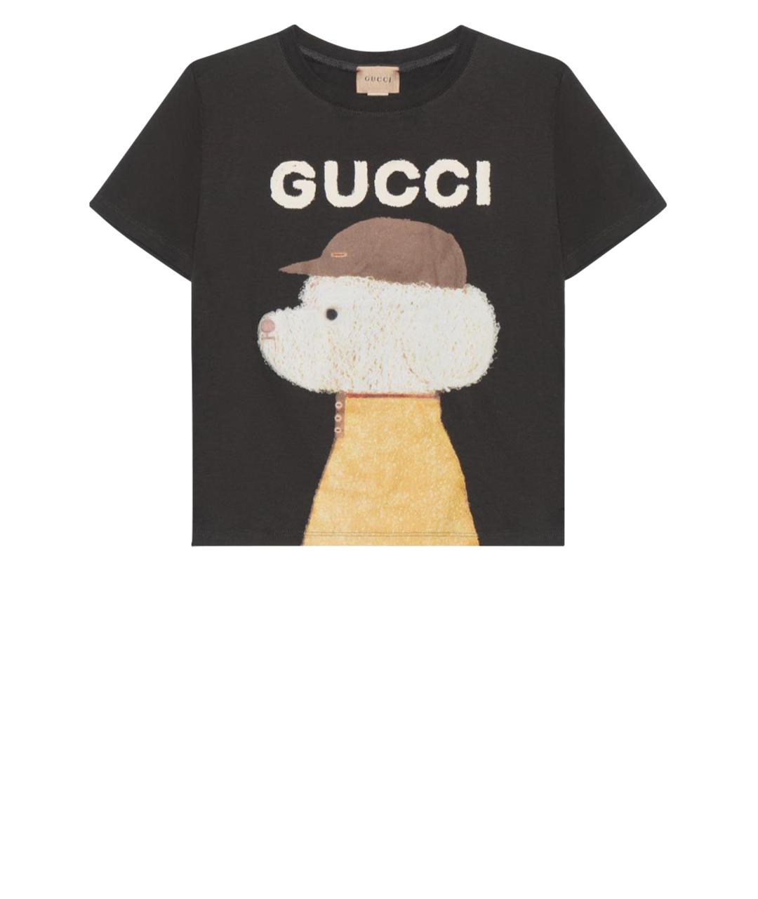 GUCCI KIDS Серый хлопковый детская футболка / топ, фото 1