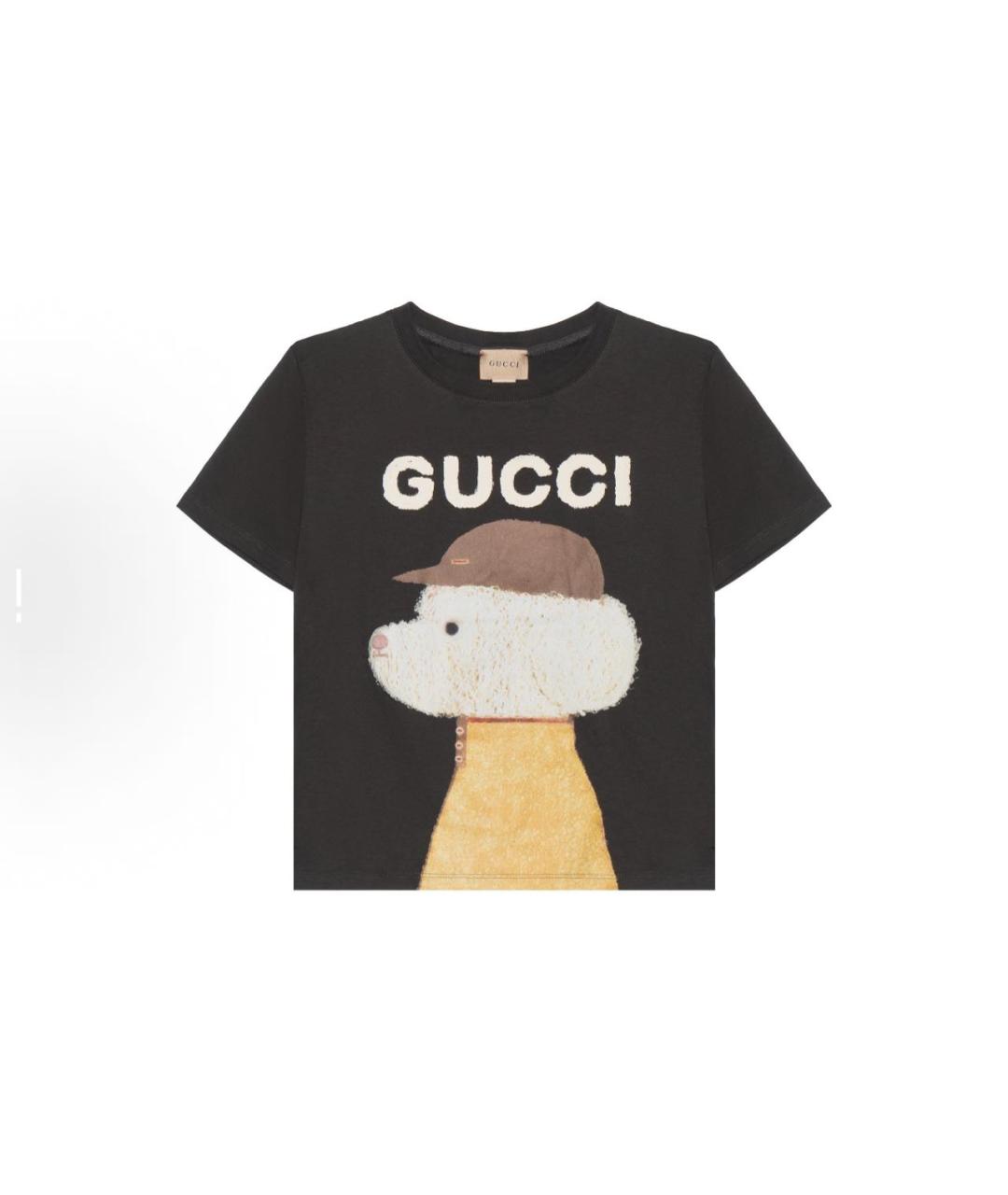 GUCCI KIDS Серый хлопковый детская футболка / топ, фото 3