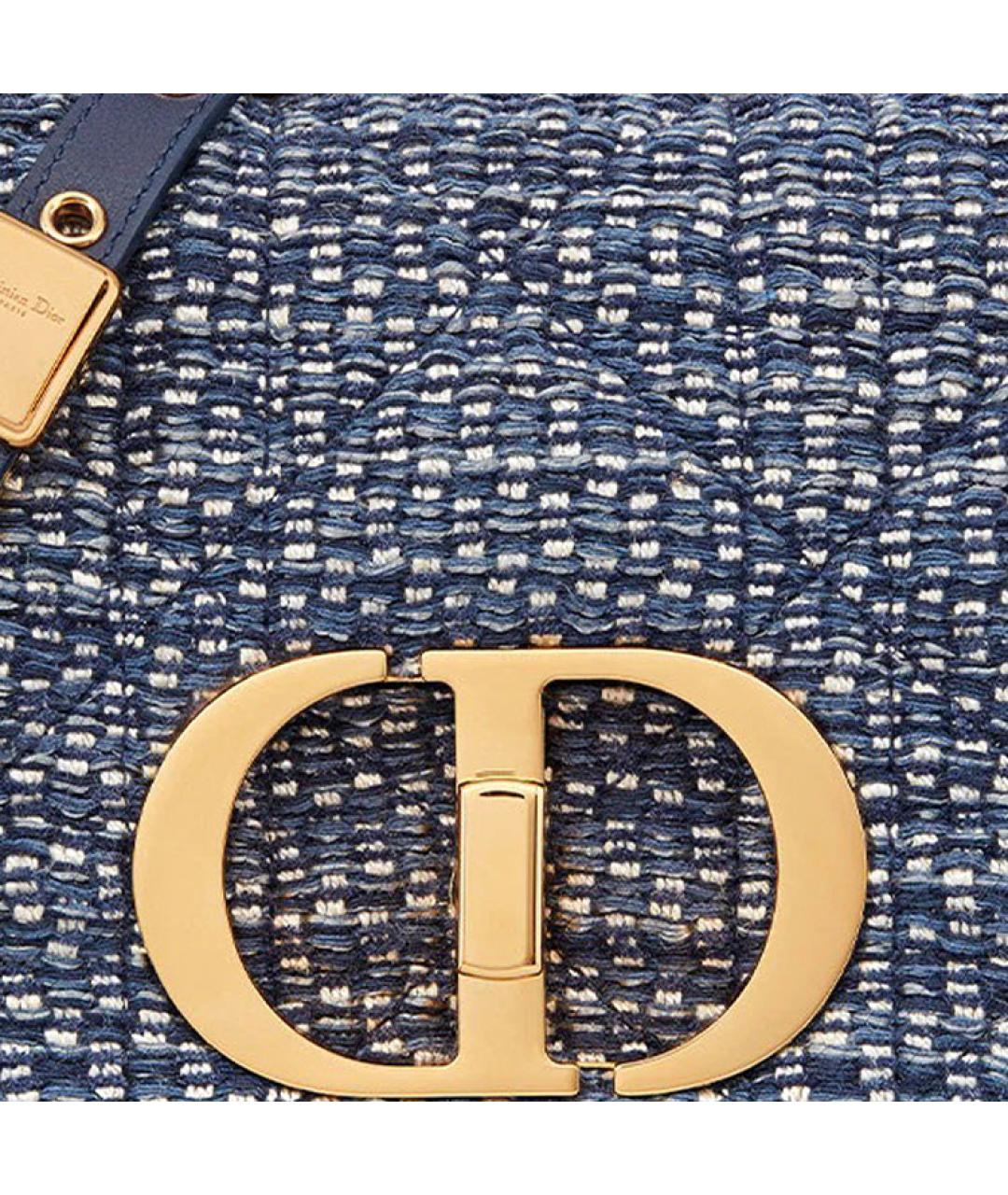CHRISTIAN DIOR Синяя сумка через плечо, фото 7