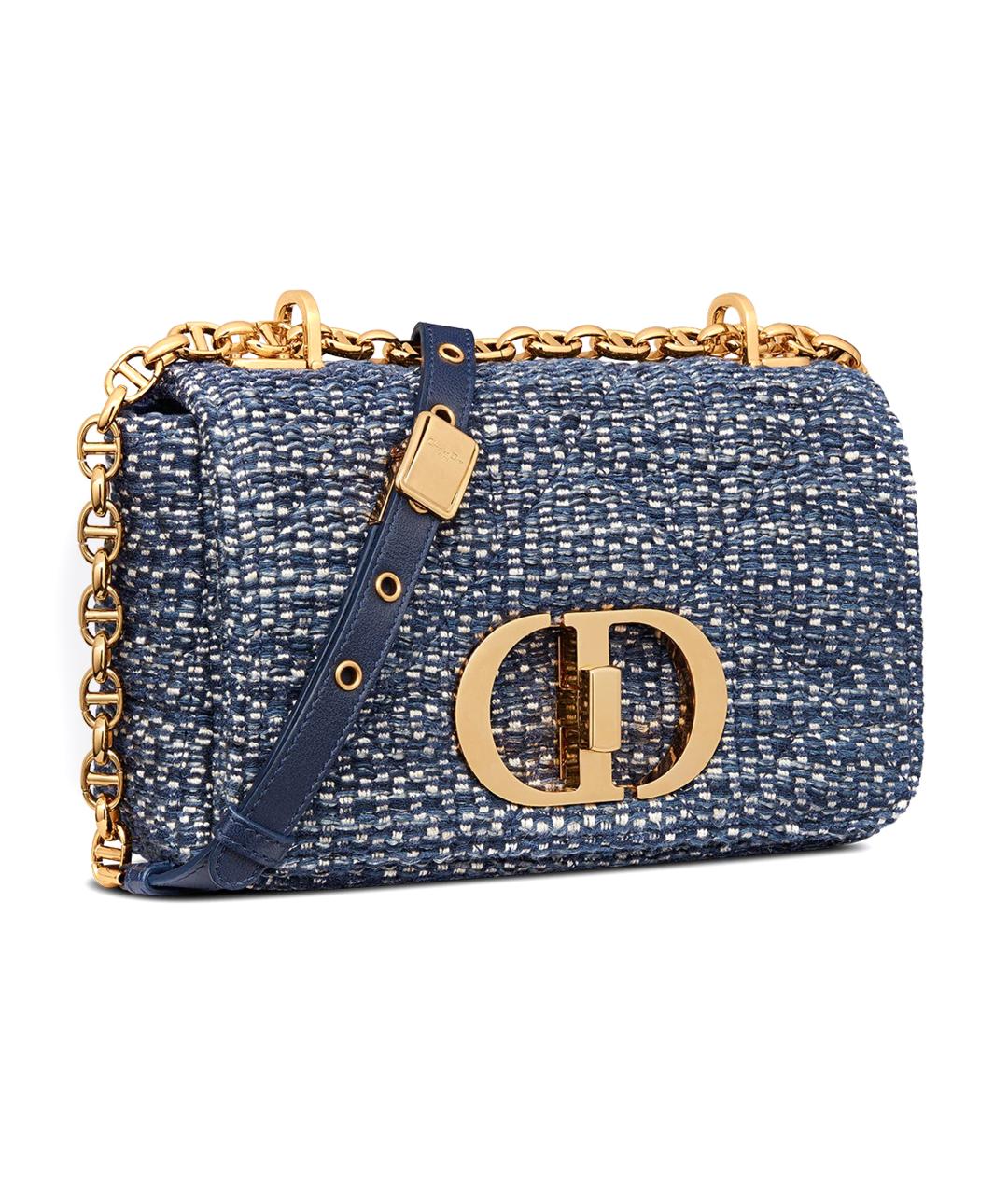 CHRISTIAN DIOR Синяя сумка через плечо, фото 3