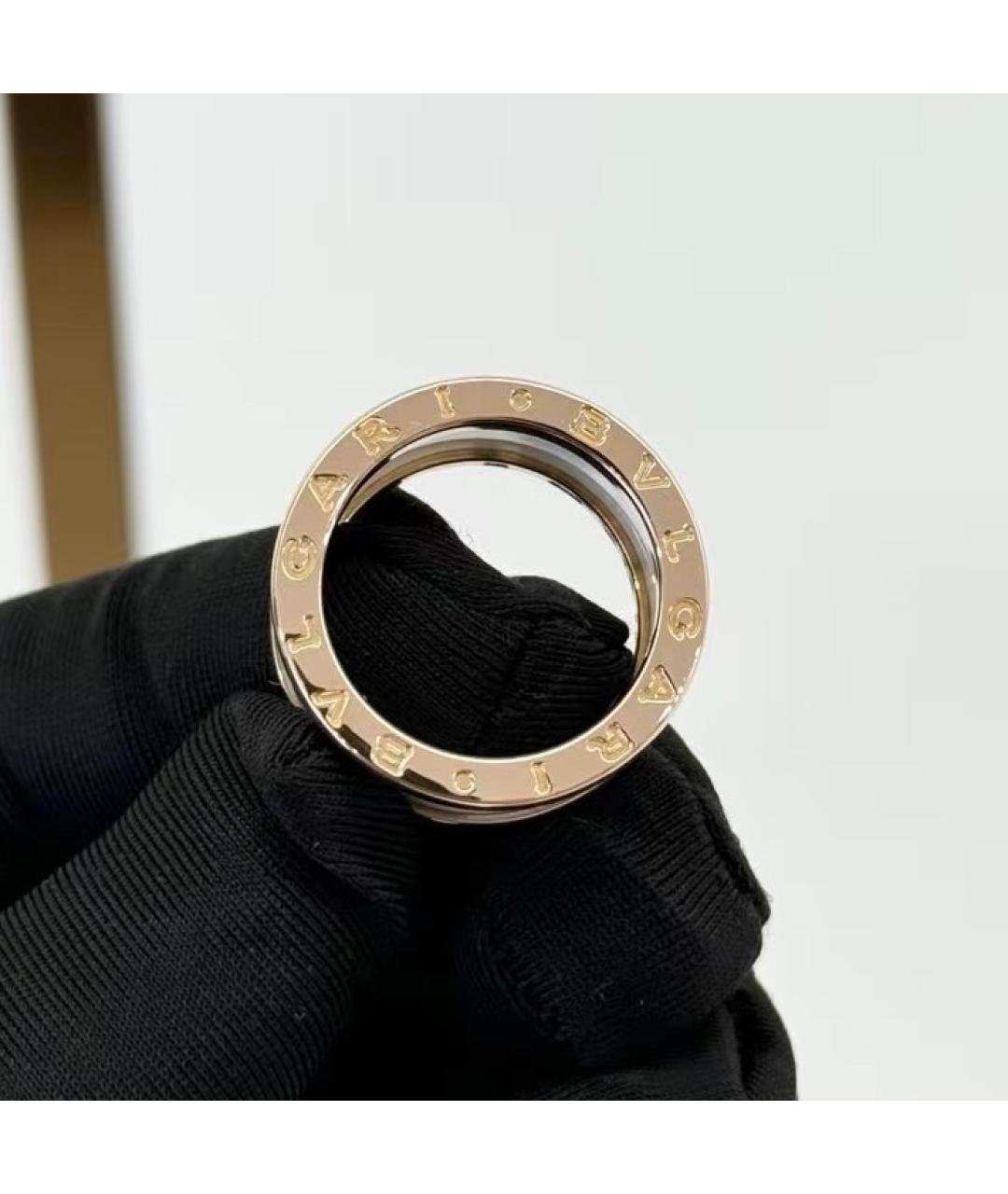 BVLGARI Белое кольцо из розового золота, фото 5
