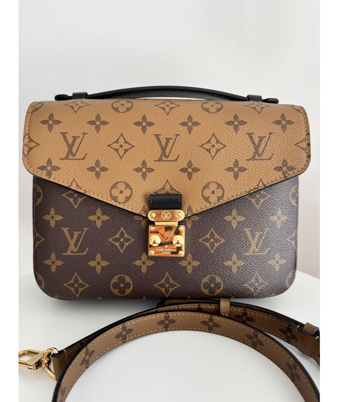 LOUIS VUITTON Коричневая сумка через плечо, фото 2