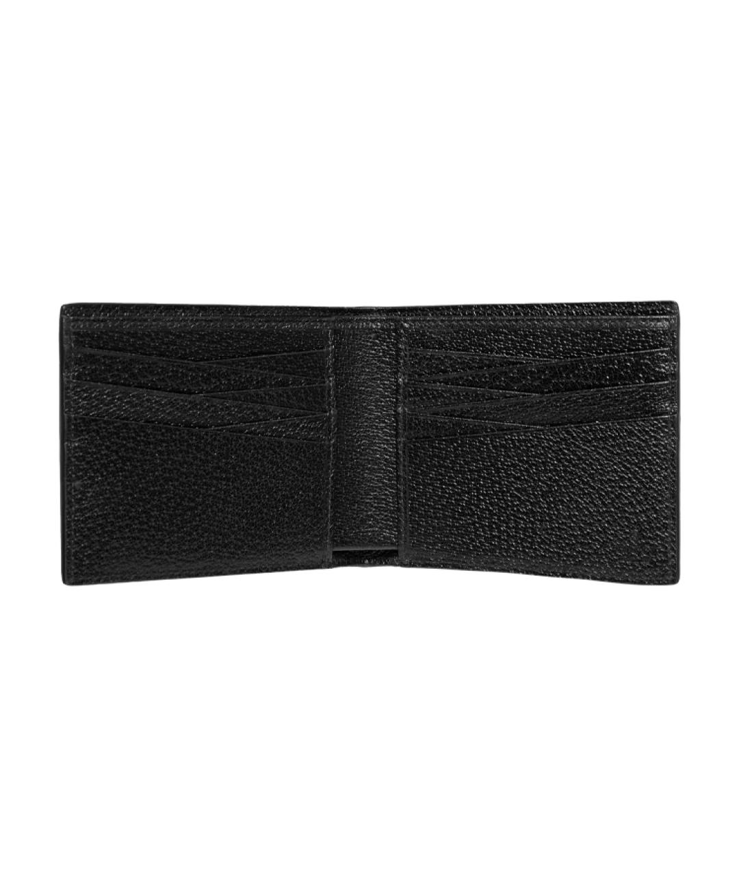 GUCCI Черный кожаный кошелек, фото 3