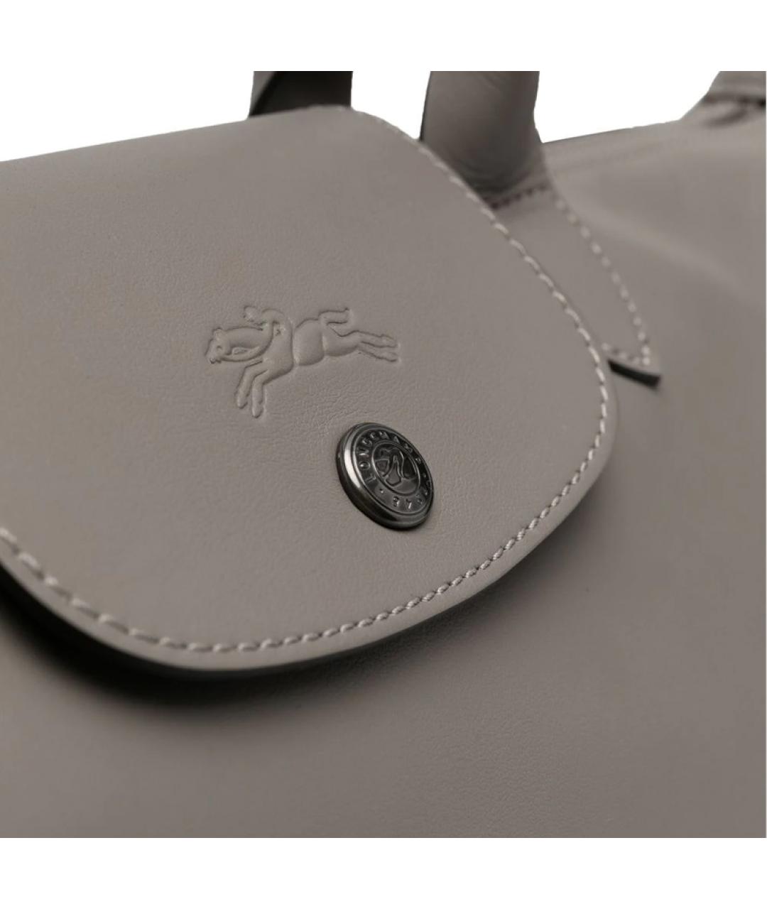 LONGCHAMP Серая сумка через плечо, фото 3