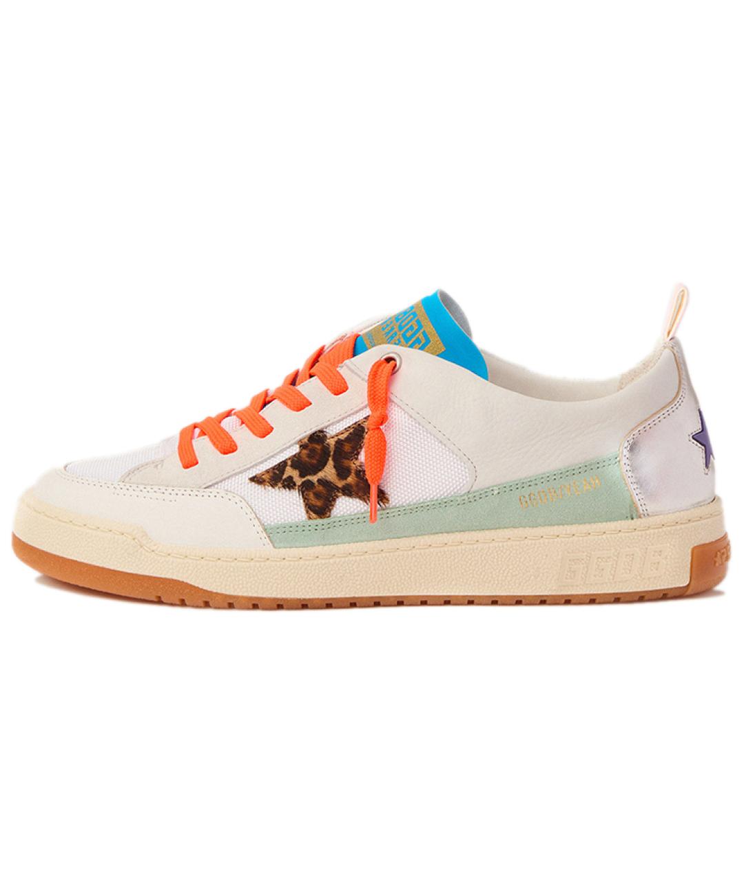 GOLDEN GOOSE DELUXE BRAND Бежевые низкие кроссовки / кеды, фото 2