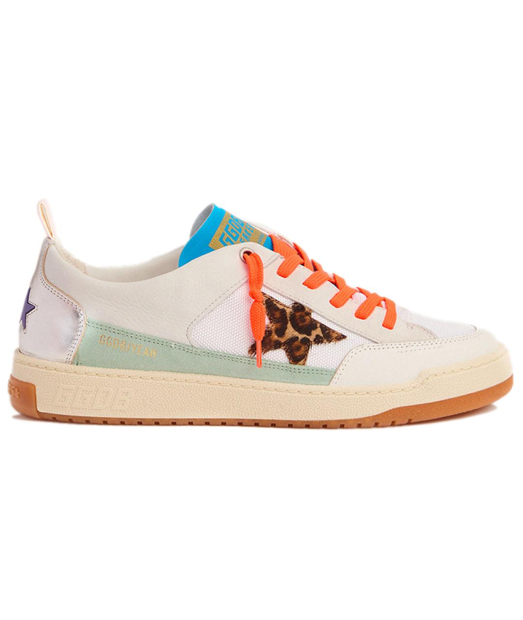GOLDEN GOOSE DELUXE BRAND Бежевые низкие кроссовки / кеды, фото 1