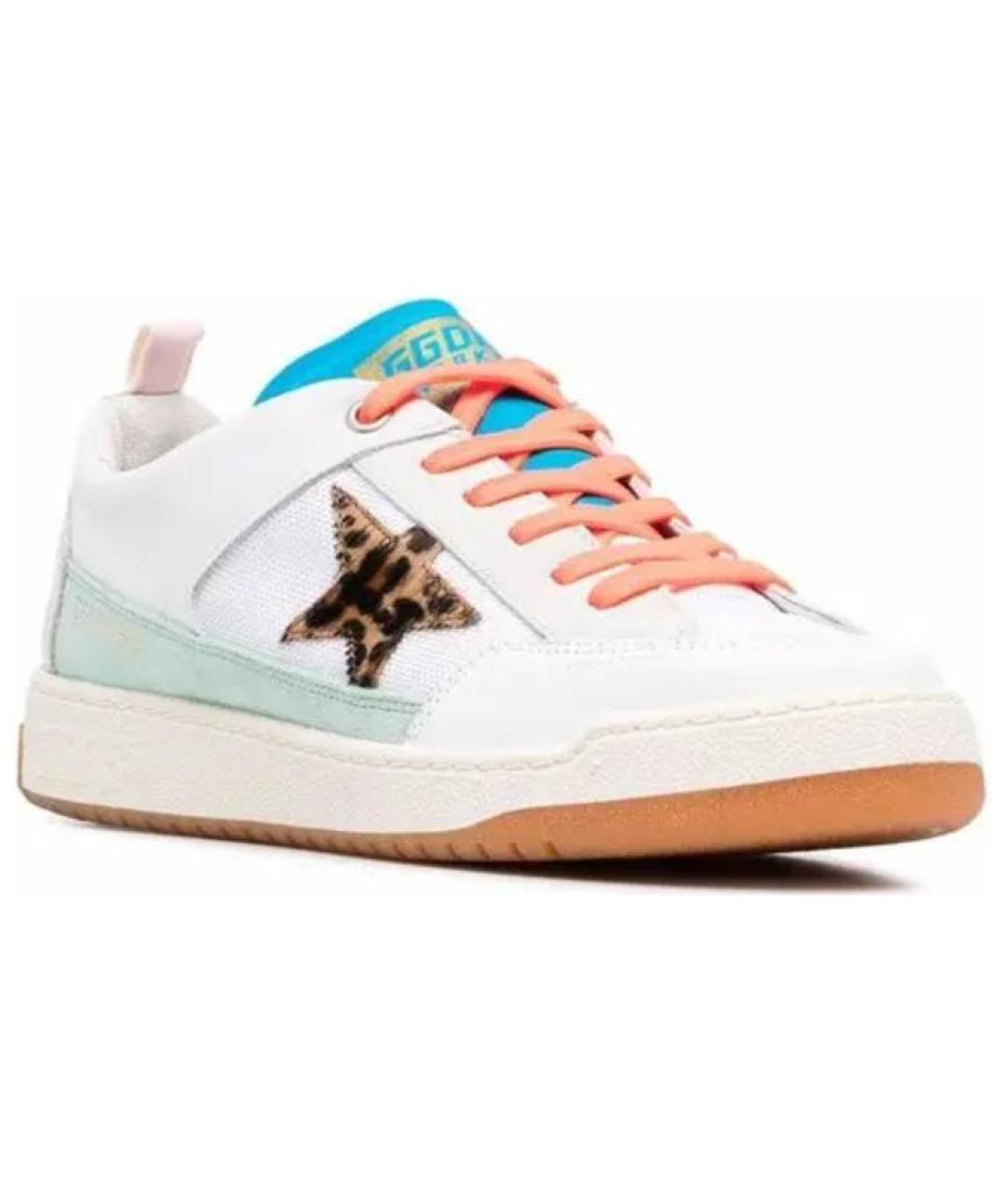 GOLDEN GOOSE DELUXE BRAND Бежевые низкие кроссовки / кеды, фото 3