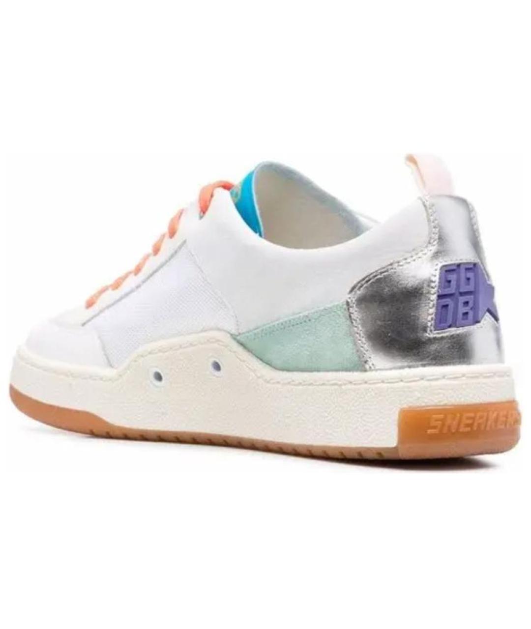 GOLDEN GOOSE DELUXE BRAND Бежевые низкие кроссовки / кеды, фото 4
