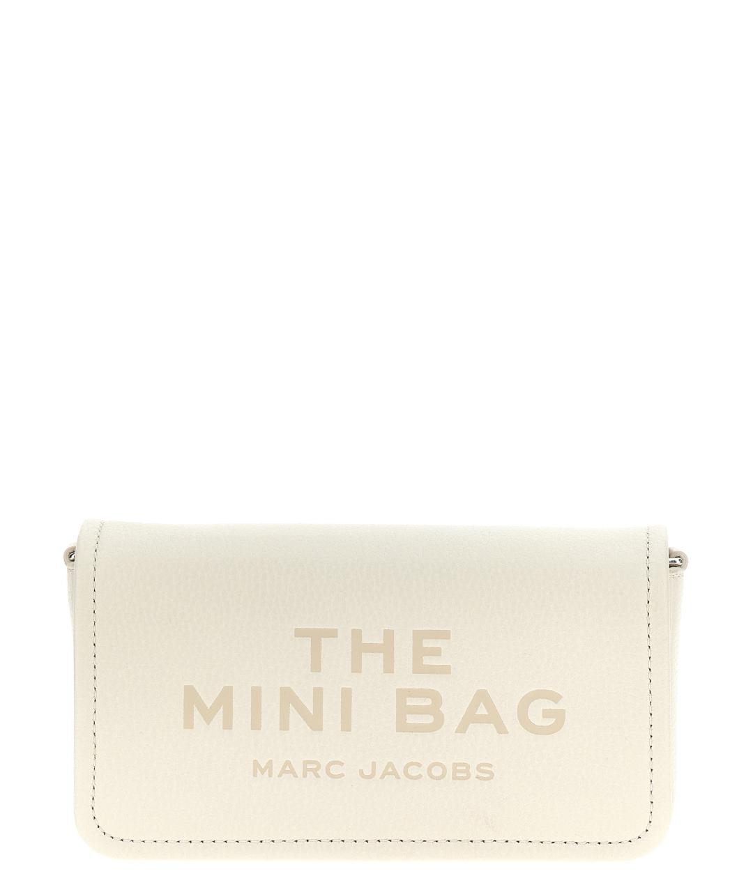 MARC JACOBS Белая кожаная сумка через плечо, фото 1