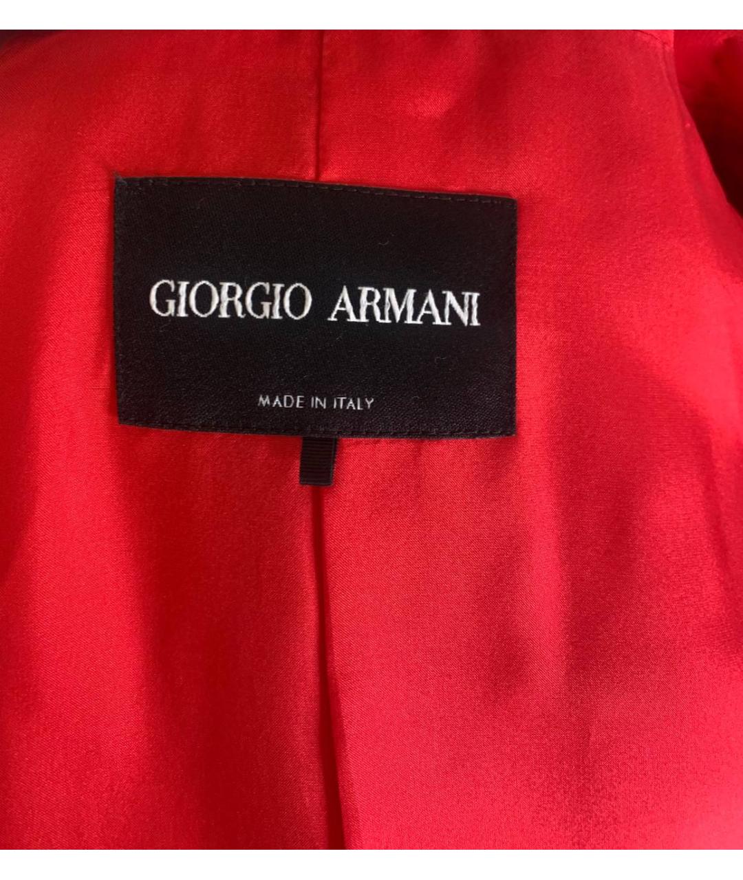 GIORGIO ARMANI Красный жакет/пиджак, фото 6