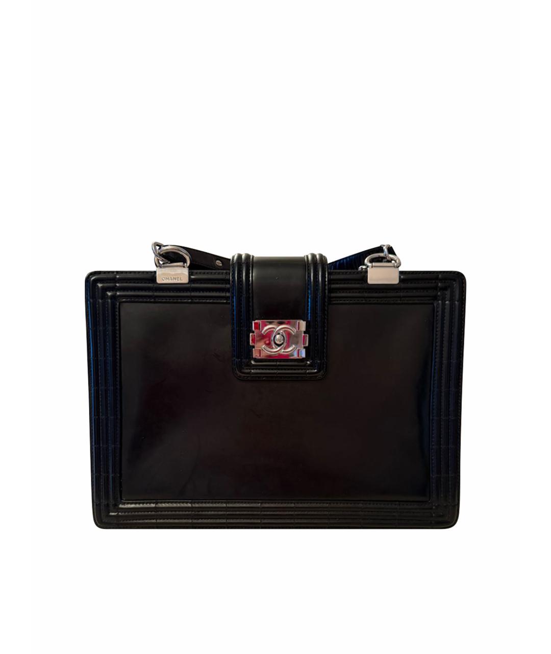 CHANEL Черная кожаная сумка тоут, фото 1