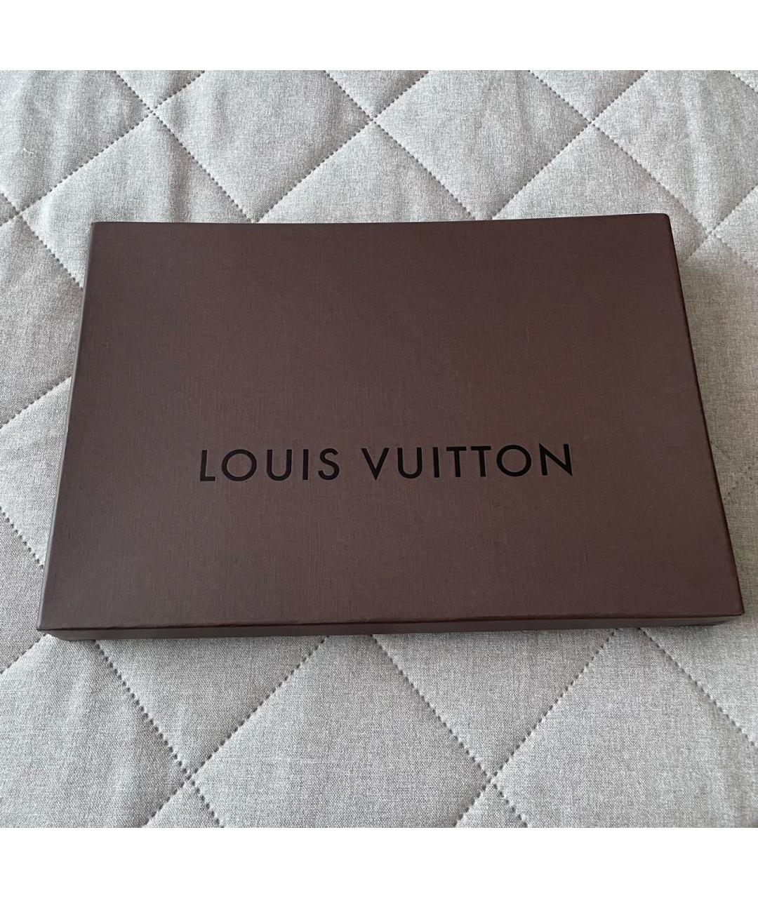 LOUIS VUITTON Фиолетовый платок, фото 4