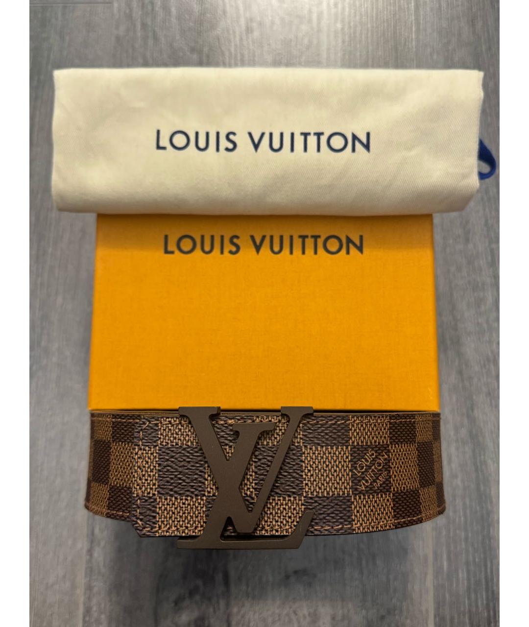 LOUIS VUITTON Коричневый ремень, фото 8