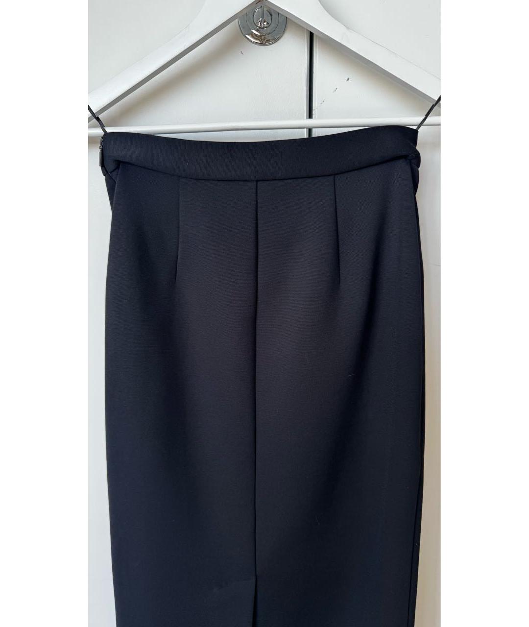 MAX MARA Черная юбка миди, фото 2