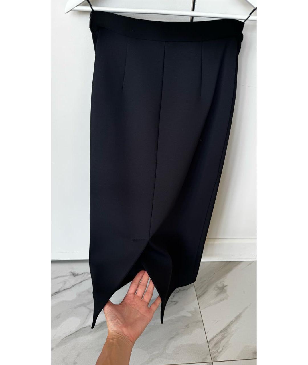 MAX MARA Черная юбка миди, фото 7