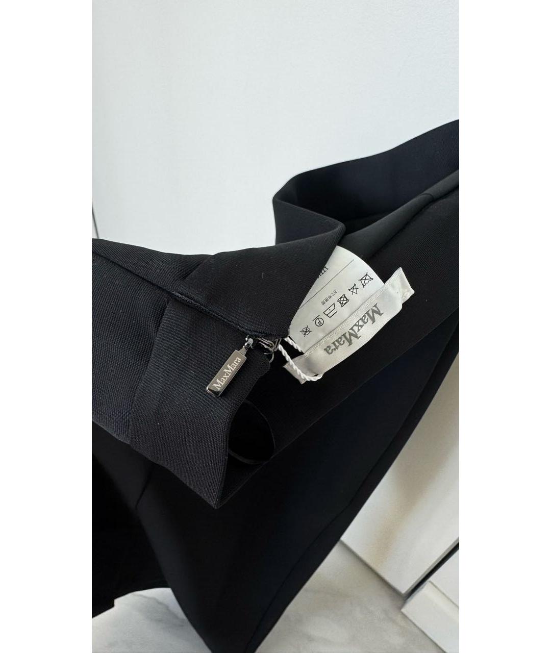 MAX MARA Черная юбка миди, фото 6
