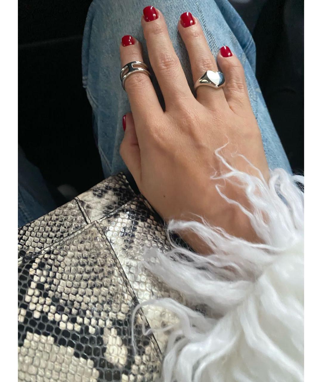 BALENCIAGA Серая кожаная сумка с короткими ручками, фото 6