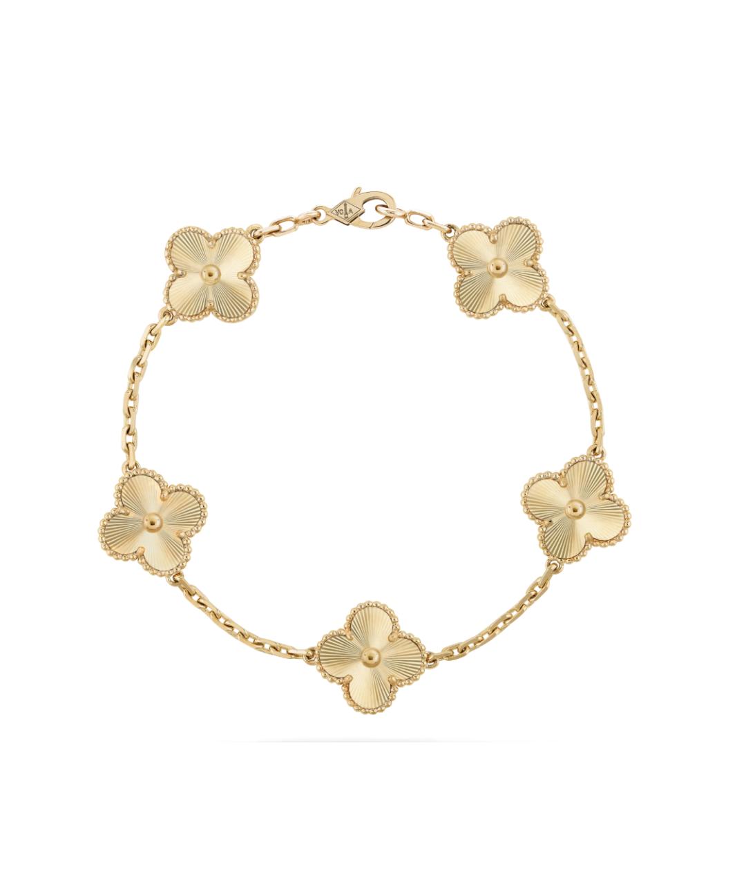 VAN CLEEF & ARPELS Золотой браслет из желтого золота, фото 6