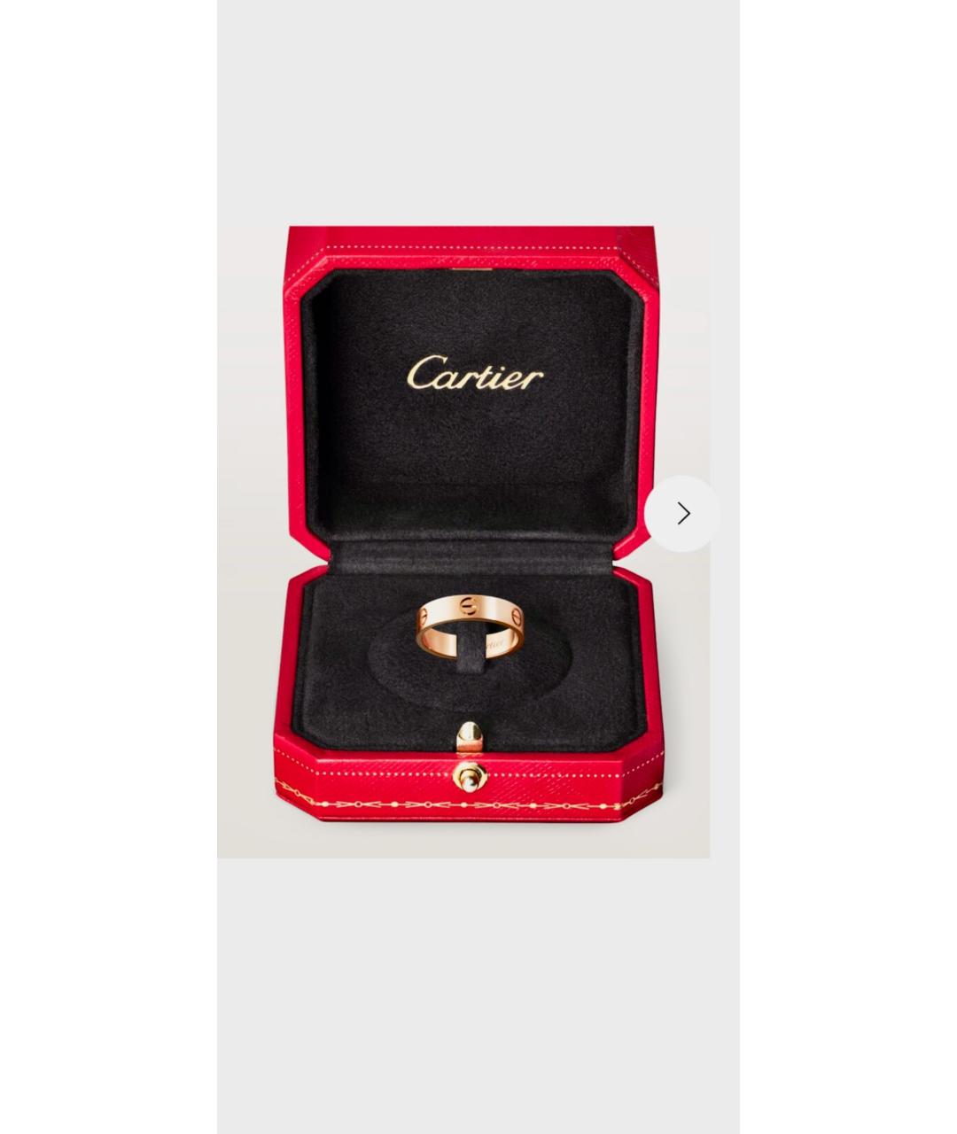 CARTIER Золотое кольцо из розового золота, фото 2