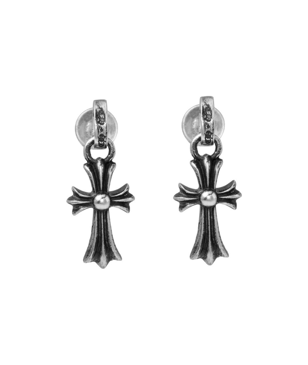 CHROME HEARTS Серебряные серебряные серьги, фото 5