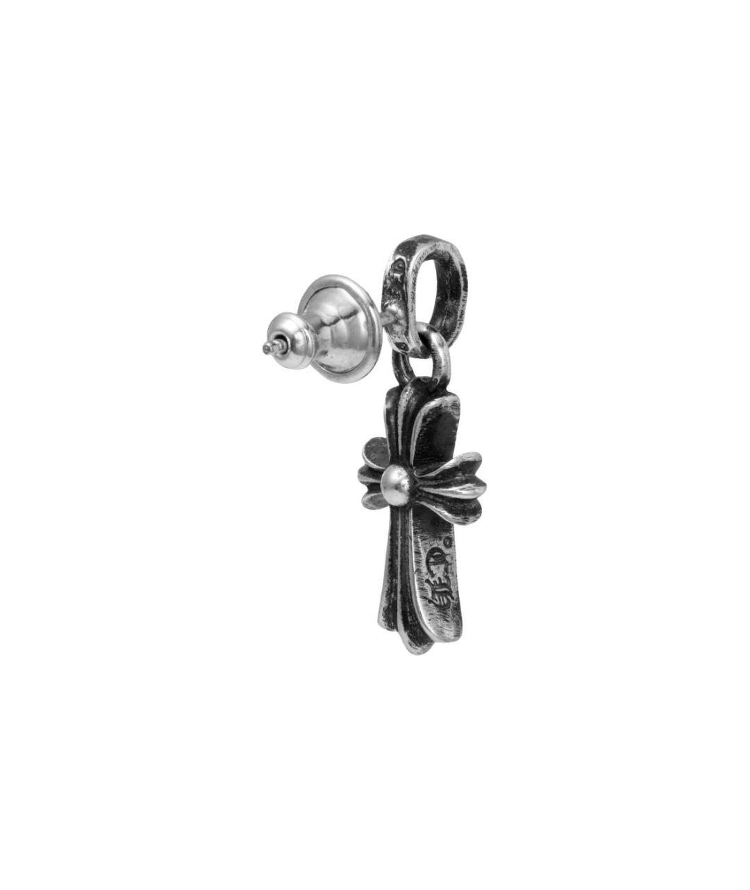 CHROME HEARTS Серебряные серебряные серьги, фото 3