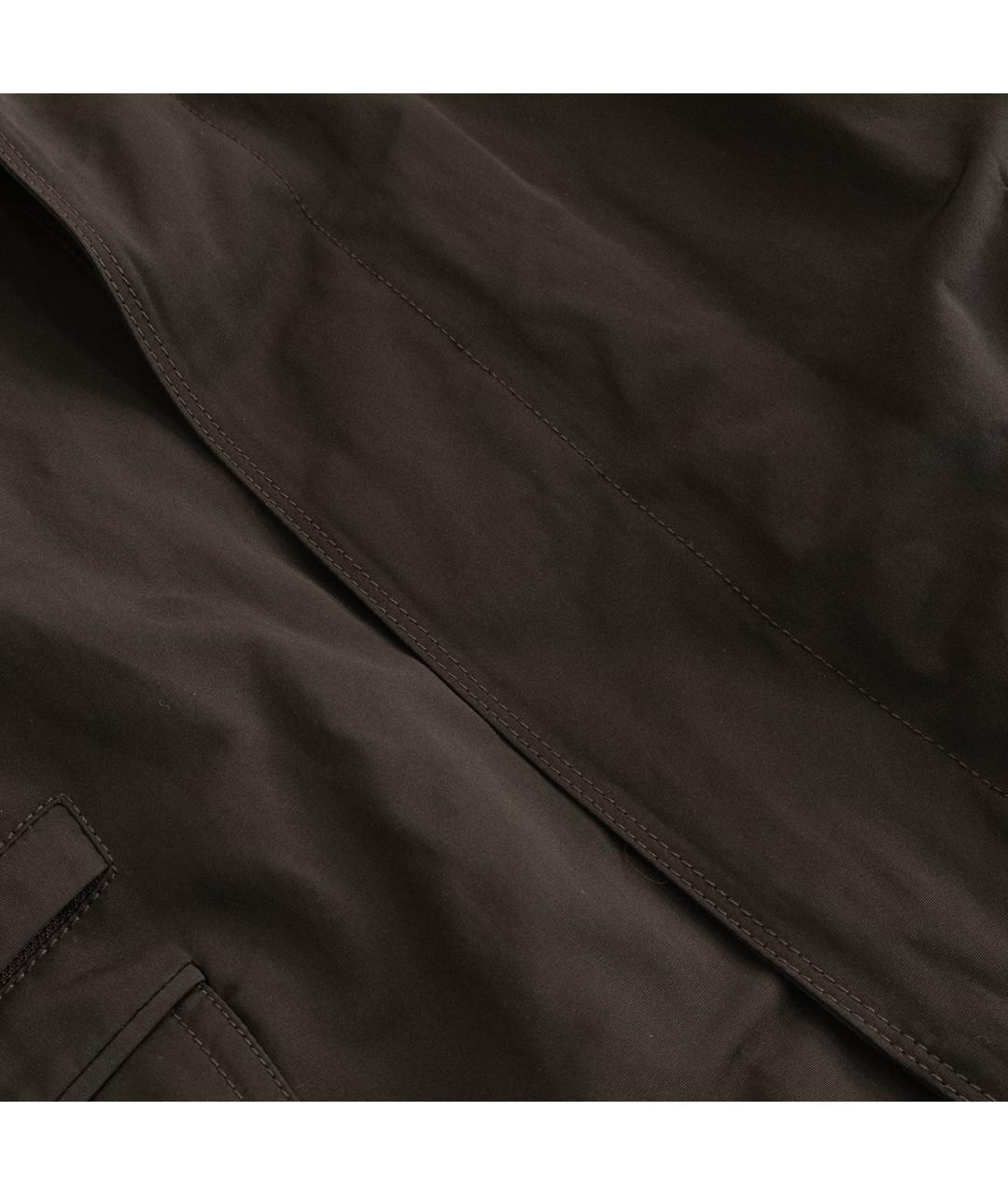 MONCLER Коричневая полиэстеровая куртка, фото 6