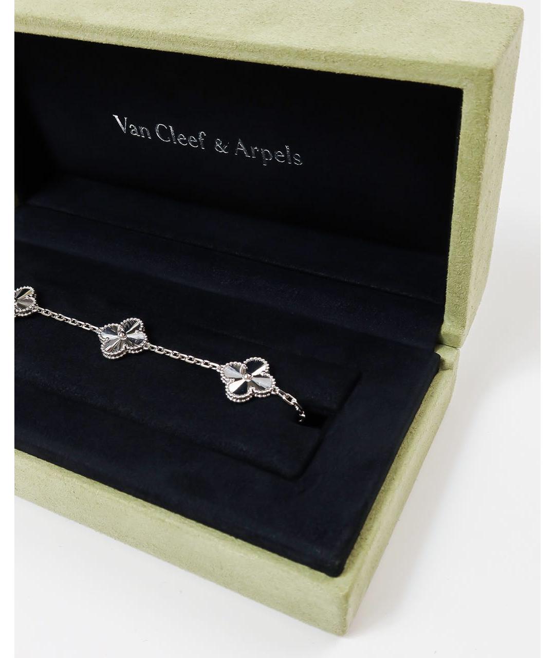 VAN CLEEF & ARPELS Серебрянный браслет из белого золота, фото 4