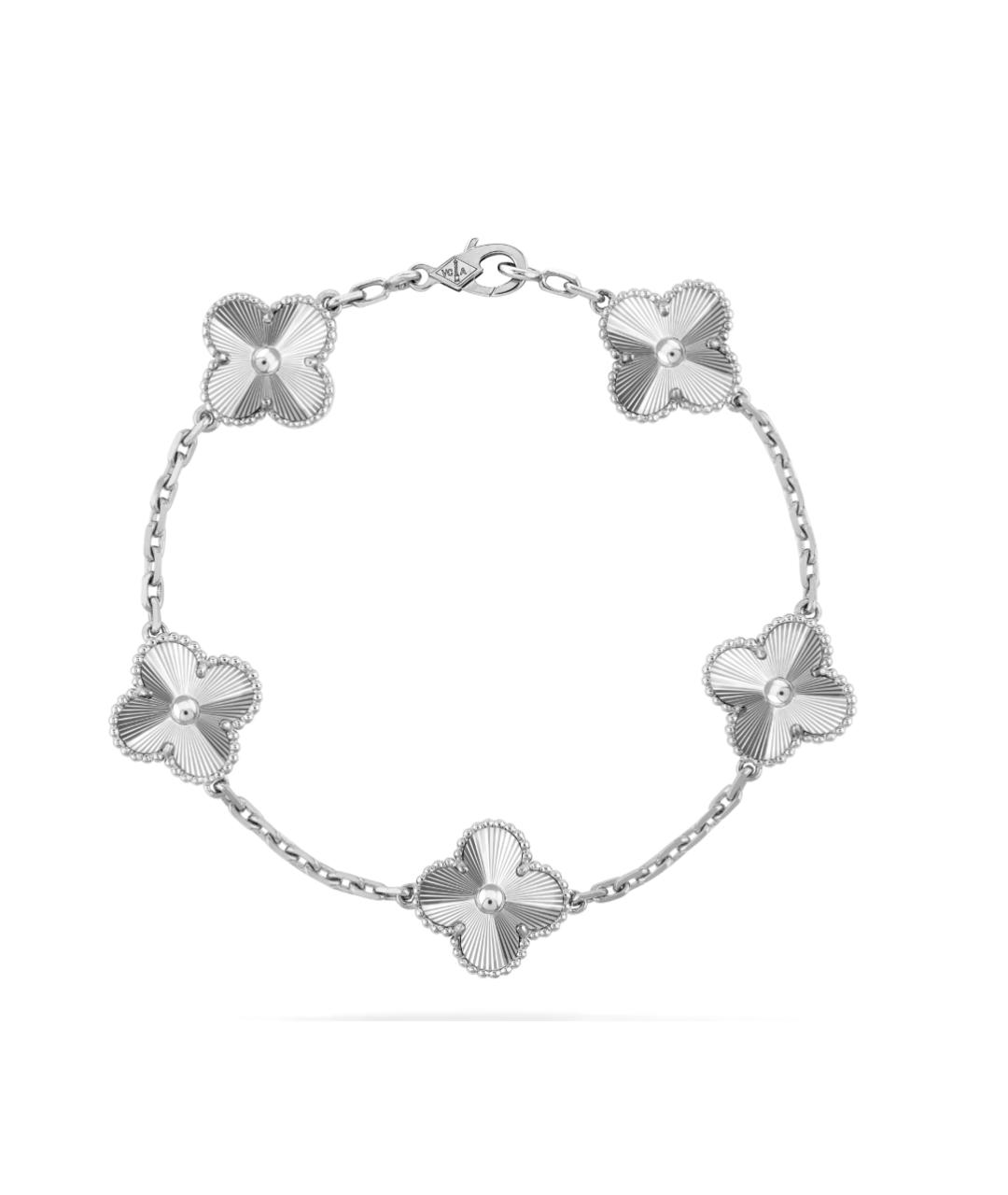 VAN CLEEF & ARPELS Серебрянный браслет из белого золота, фото 5