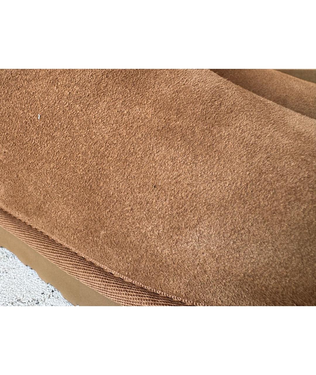 UGG AUSTRALIA Коричневые замшевые ботинки, фото 7