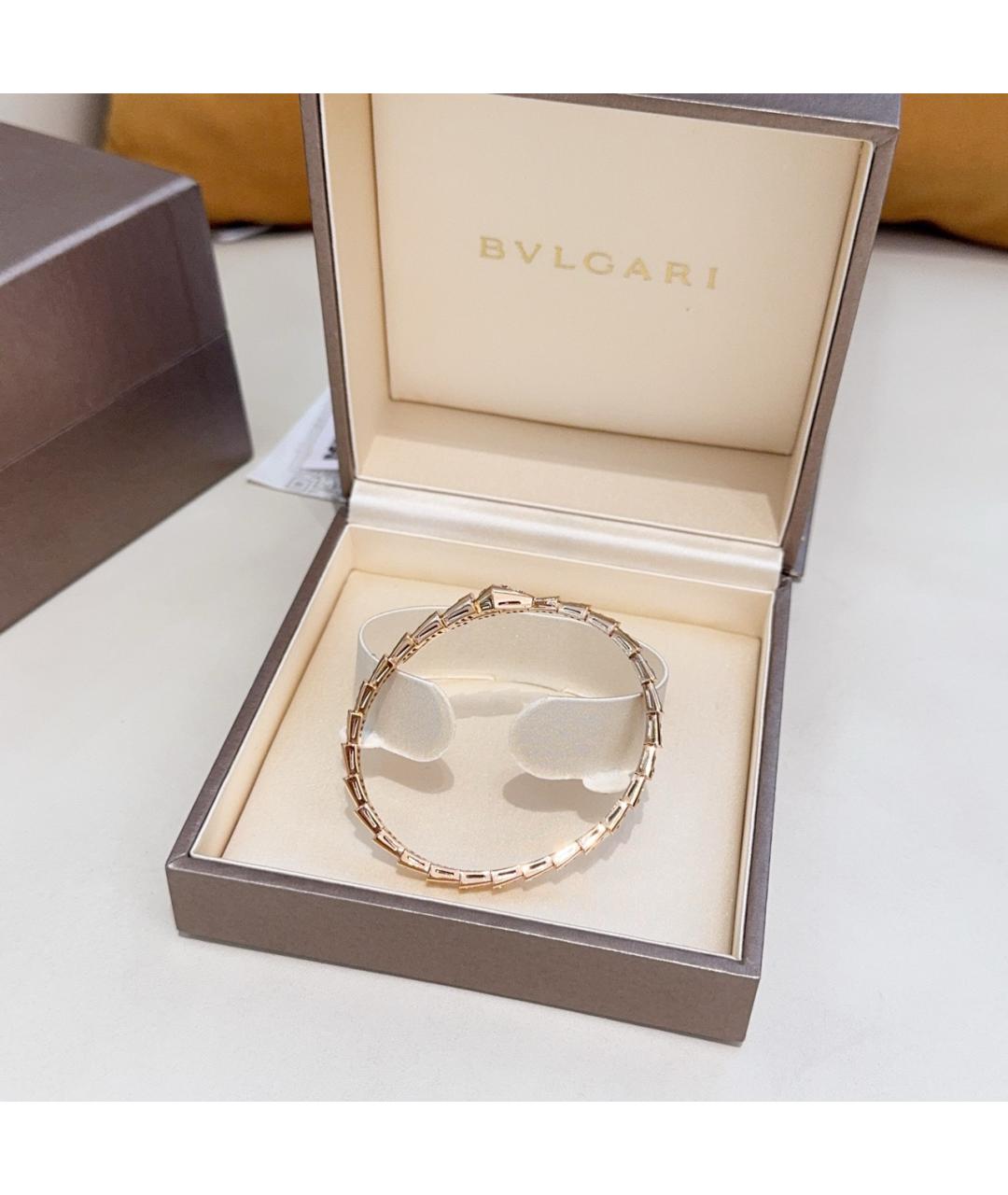 BVLGARI Золотой браслет из розового золота, фото 4