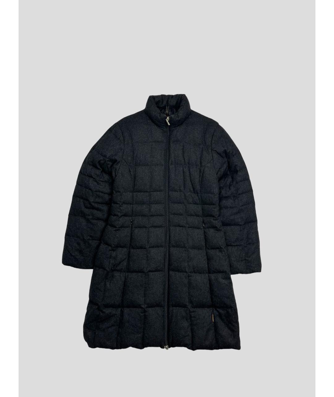 MONCLER Черный пуховик, фото 8