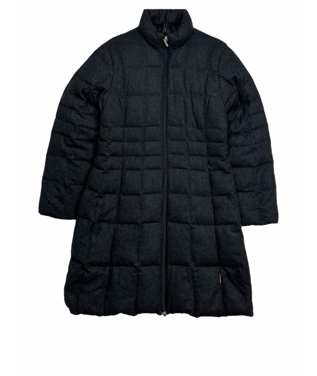 MONCLER Черный пуховик, фото 1