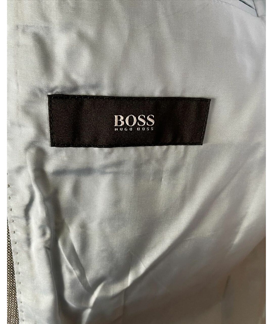 HUGO BOSS Серый шерстяной пиджак, фото 3