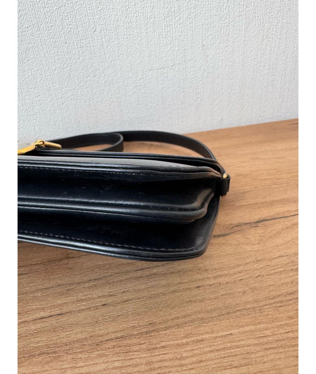 GUCCI Темно-синяя кожаная сумка через плечо, фото 7