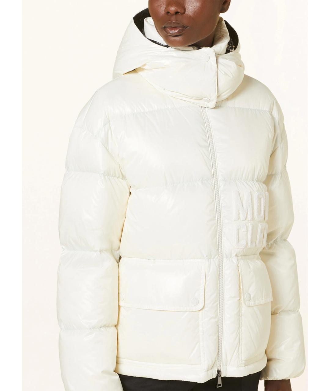 MONCLER Белый пуховик, фото 5