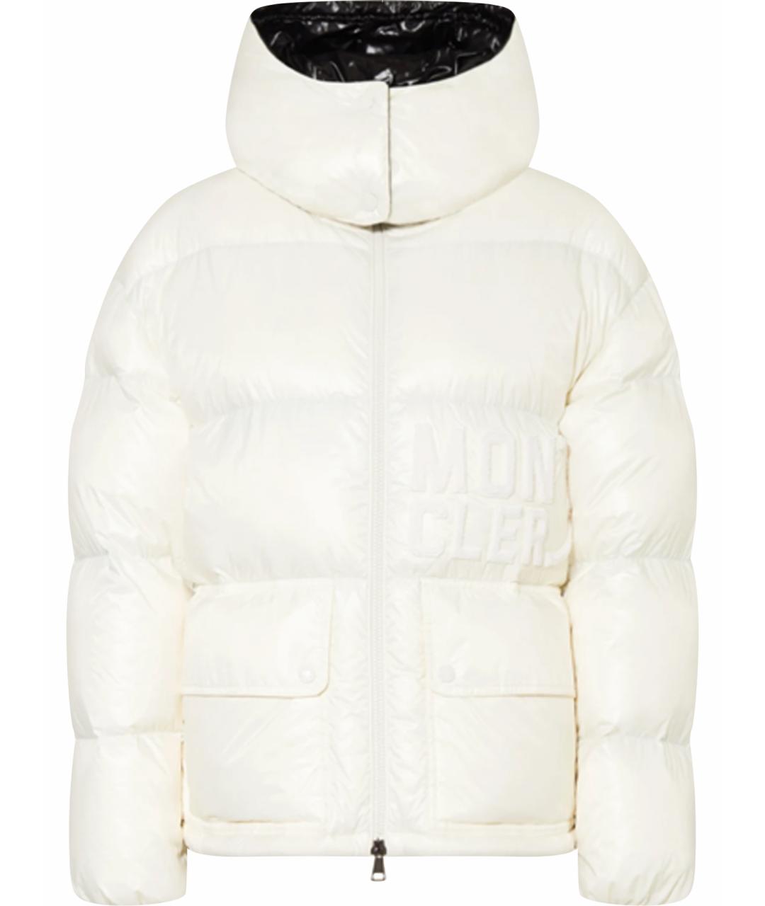 MONCLER Белый пуховик, фото 1