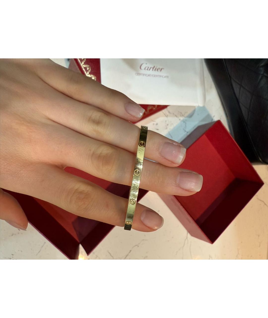 CARTIER Золотой браслет из желтого золота, фото 4