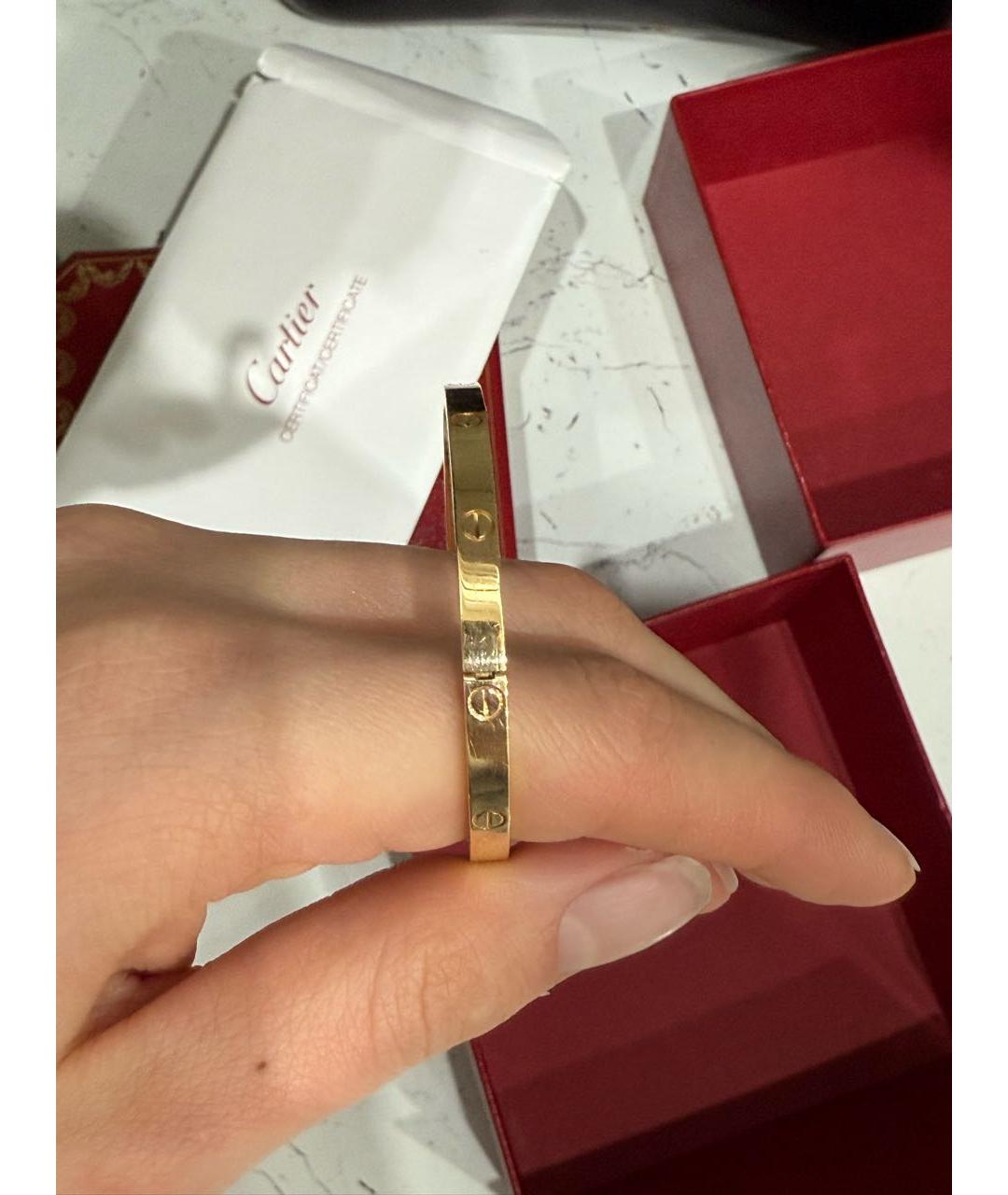 CARTIER Золотой браслет из желтого золота, фото 2