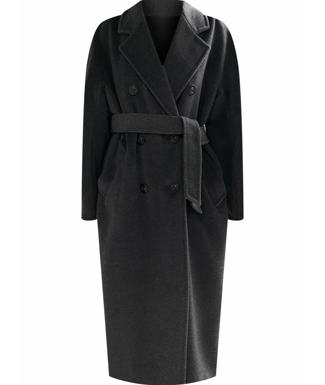 MAX MARA Черное шерстяное пальто, фото 1