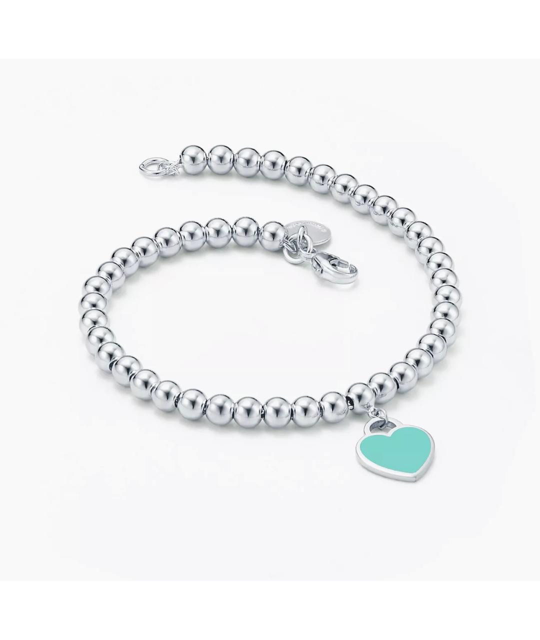 TIFFANY&CO Бирюзовый серебряный браслет, фото 3