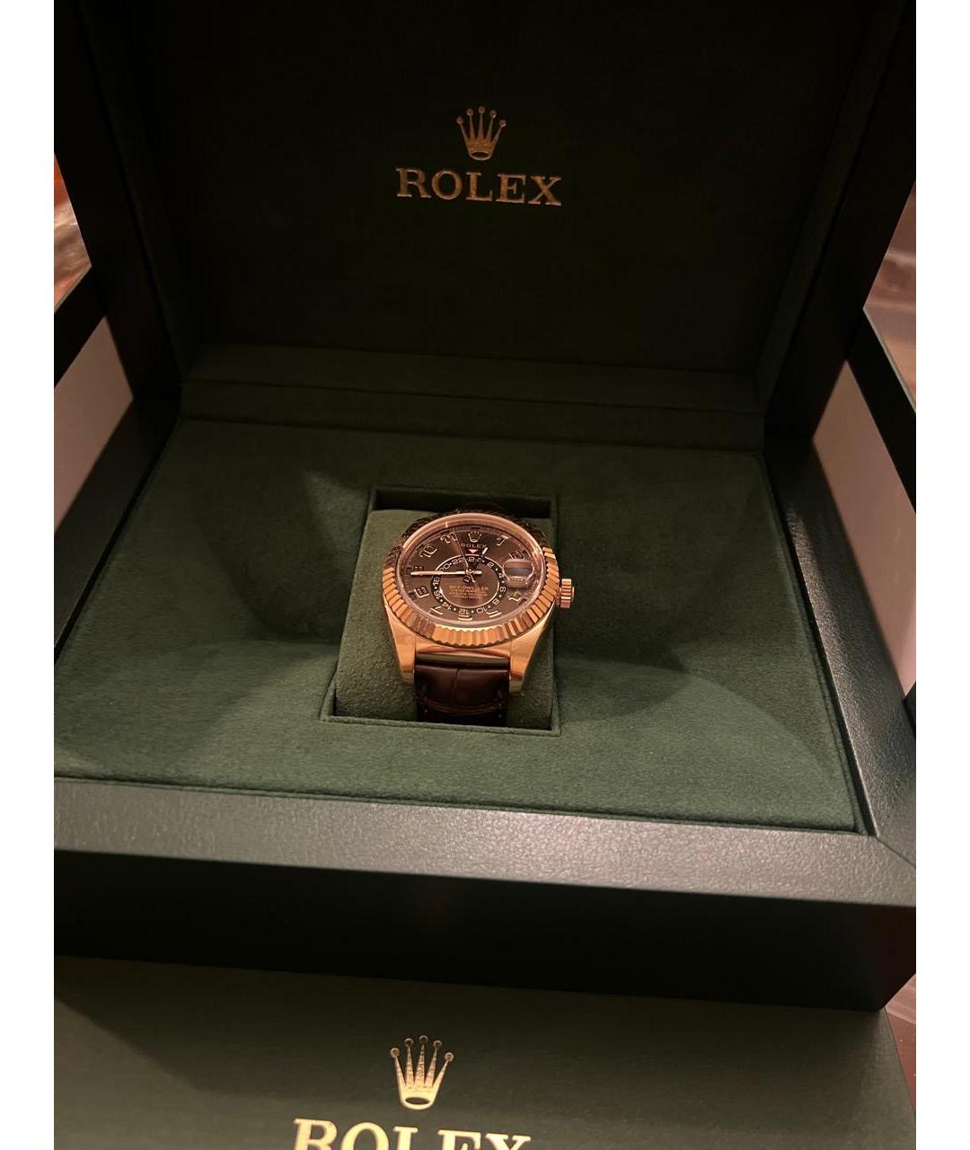 ROLEX Розовые часы из розового золота, фото 3