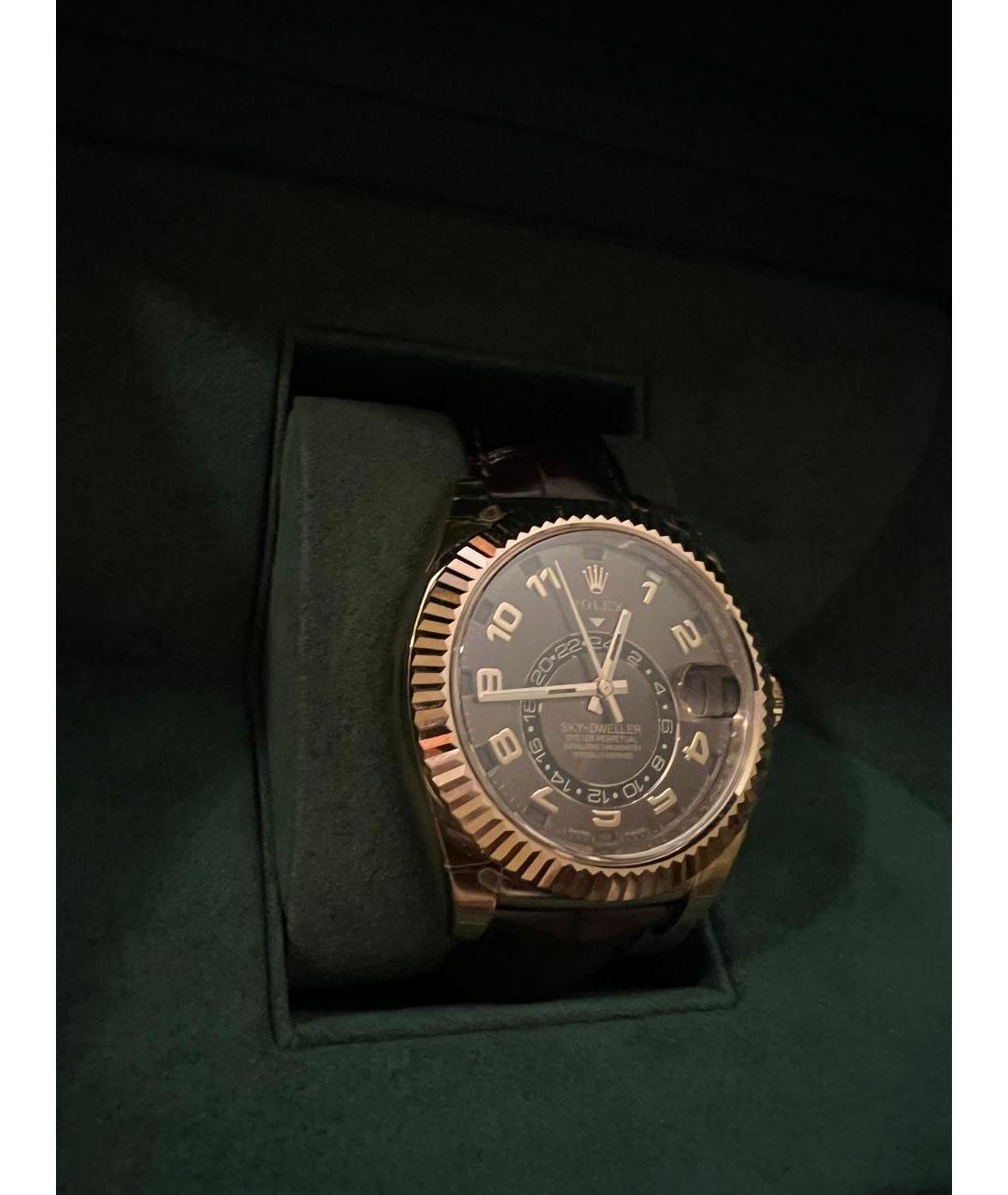 ROLEX Розовые часы из розового золота, фото 2