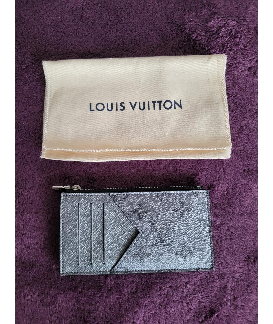 LOUIS VUITTON Серый кошелек, фото 6