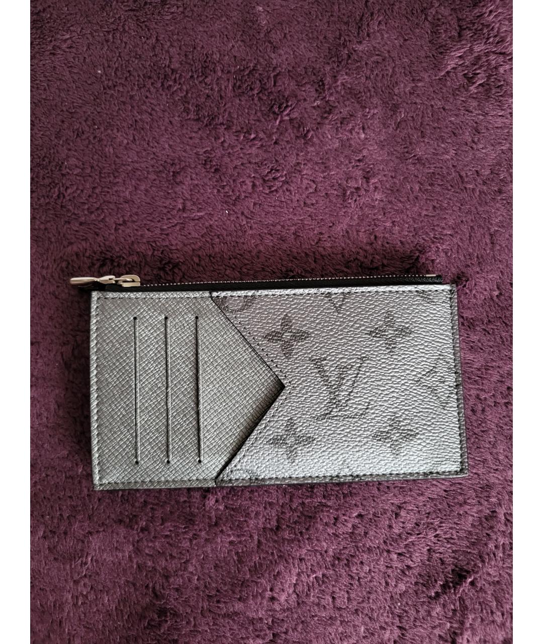 LOUIS VUITTON Серый кошелек, фото 10