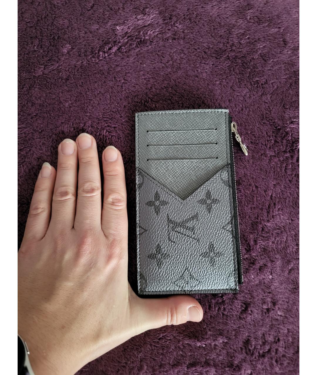 LOUIS VUITTON Серый кошелек, фото 4