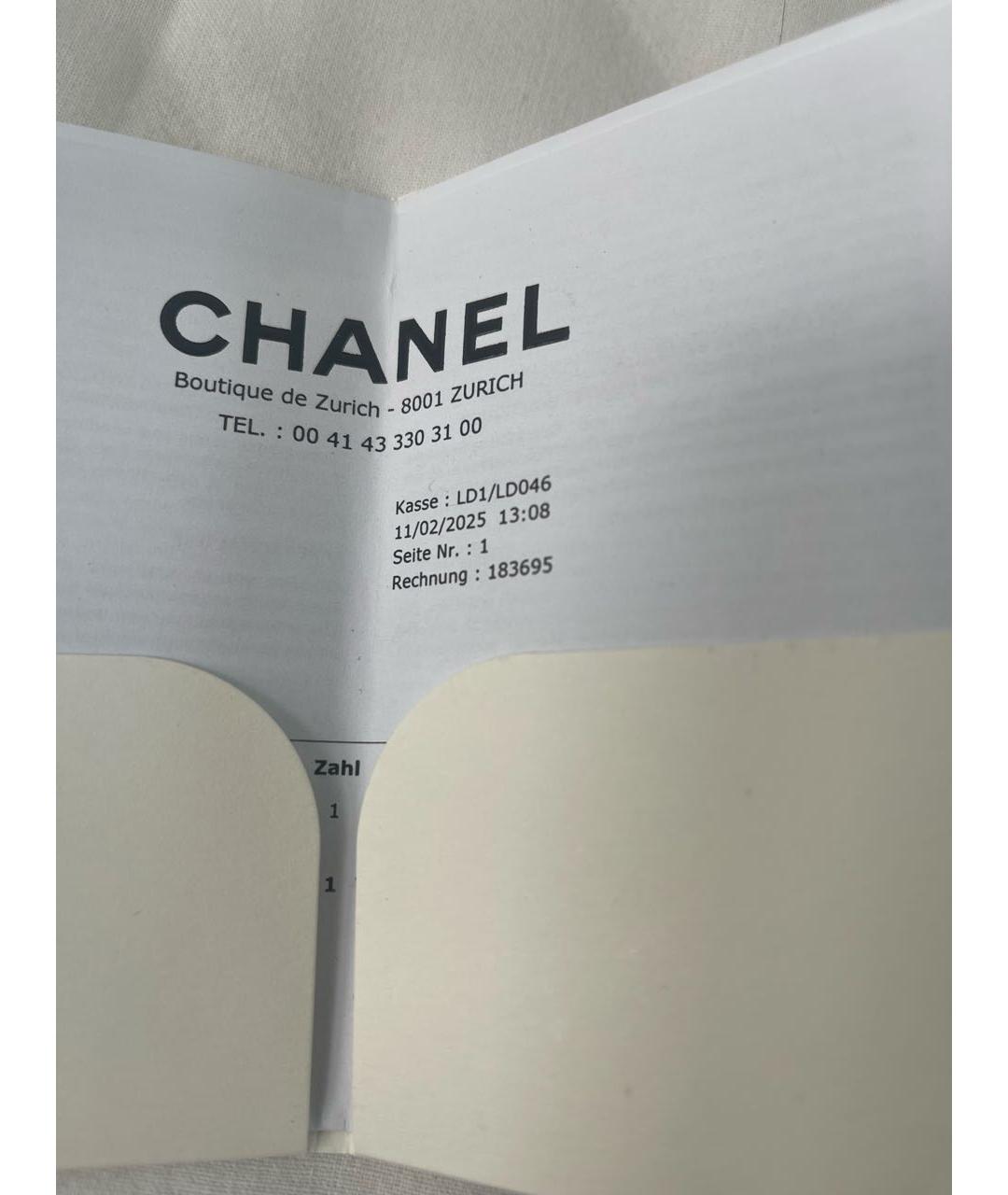 CHANEL Черные металлические серьги, фото 6