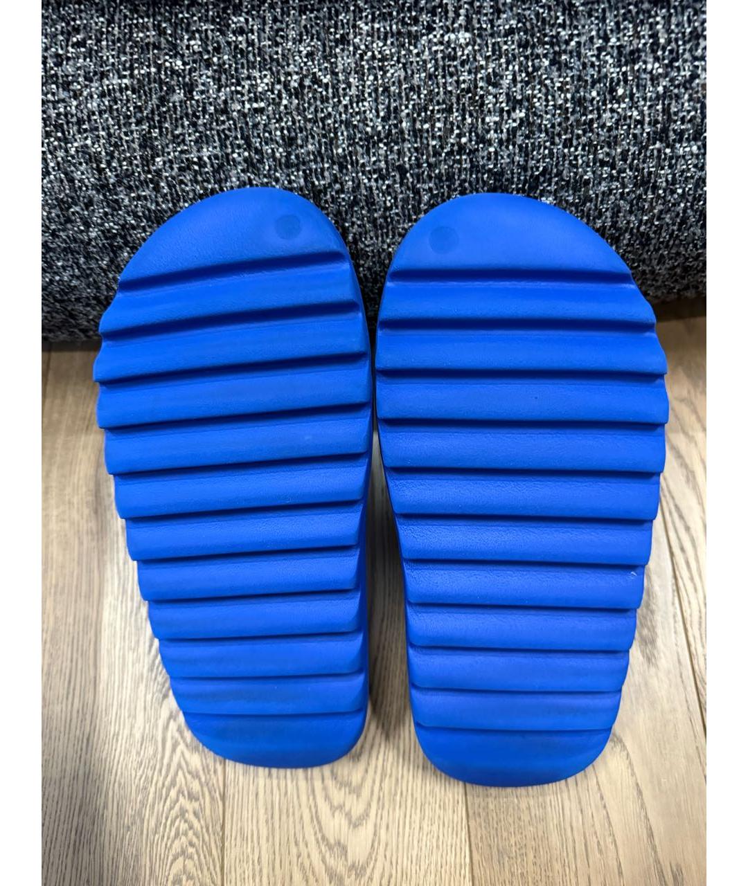 ADIDAS YEEZY Синие шлепанцы, фото 5