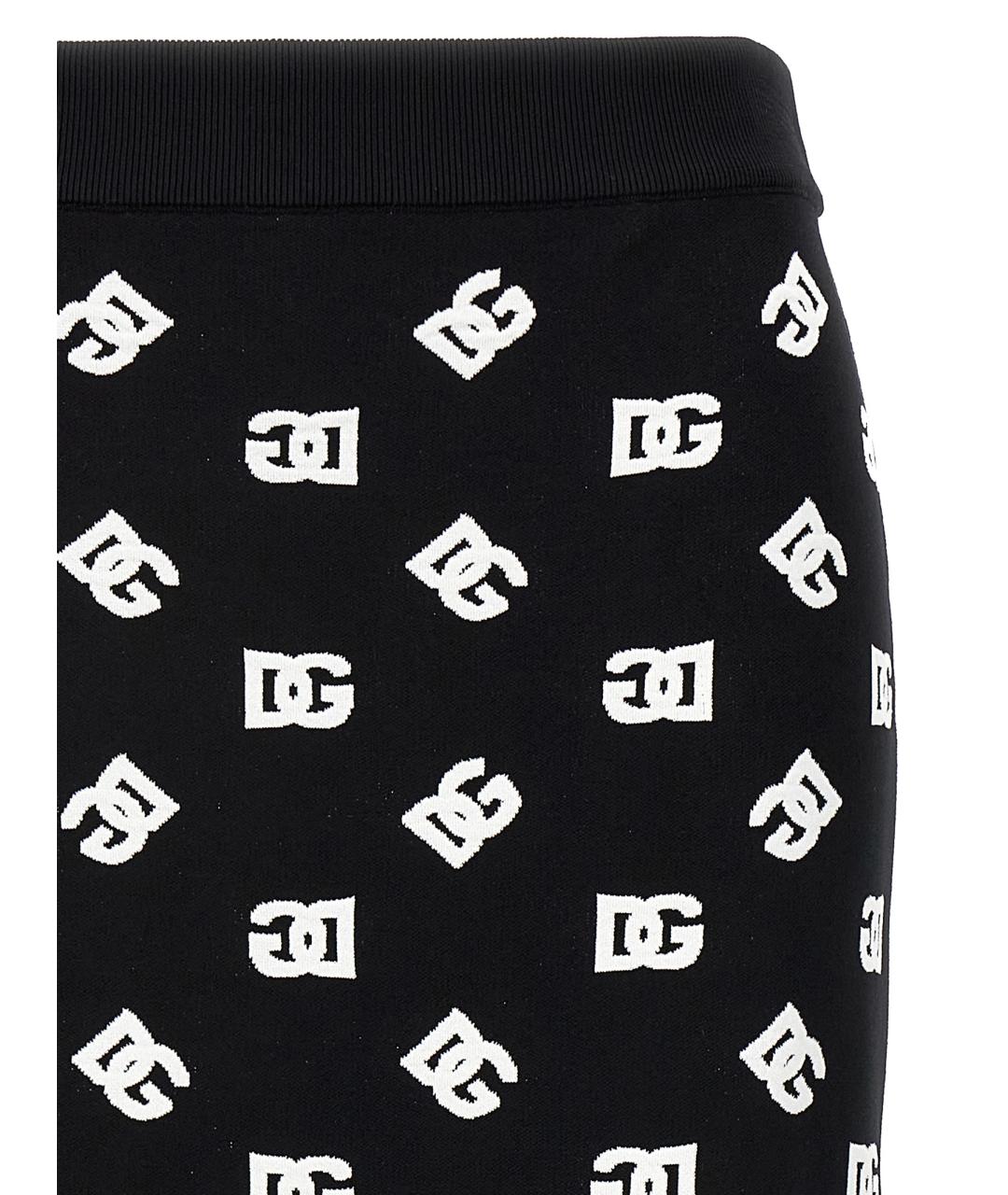 DOLCE&GABBANA Белая вискозная юбка миди, фото 3