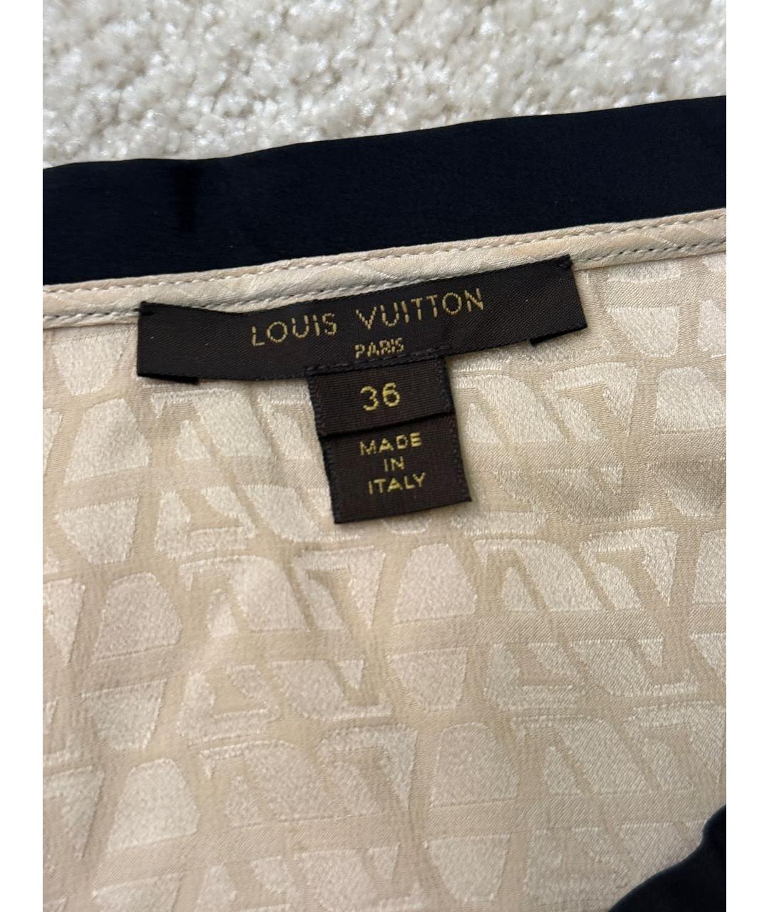 LOUIS VUITTON Бежевая блузы, фото 3